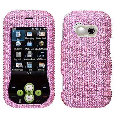 BLING Snap Phone Cover Case FOR LG NEON GT365 AT&T Pink  