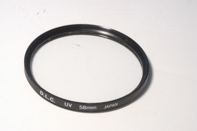 Used DLC 58mm Filter UV Haze made in Japan  