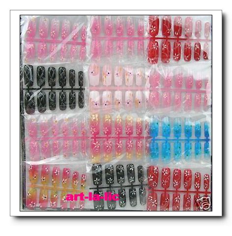 3D PRE   DESIGN FALSE NAILS 12 PACKS 144 PCS  