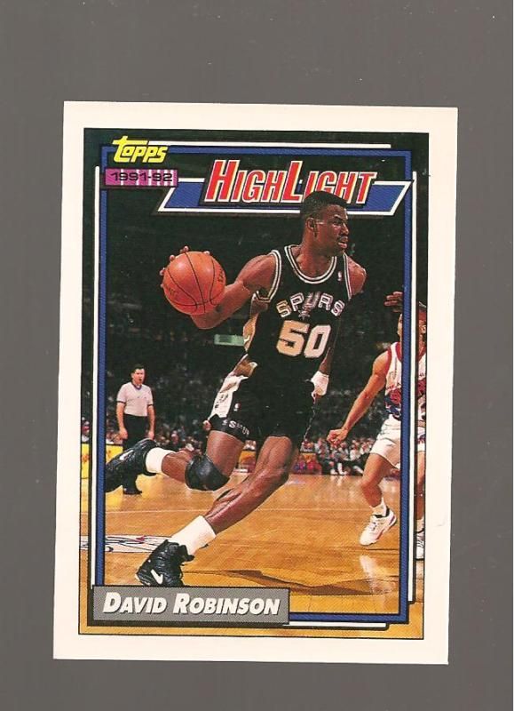 DAVID ROBINSON TOPPS 1992 CARD #4  