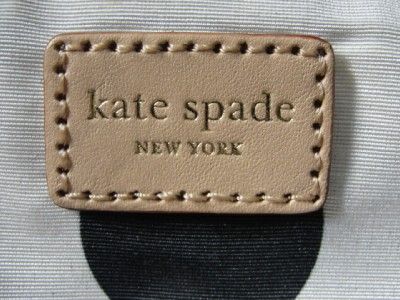 Kate Spade New York~$395~BLACK PATENT LEATHER Stevie Vachetta Polka 