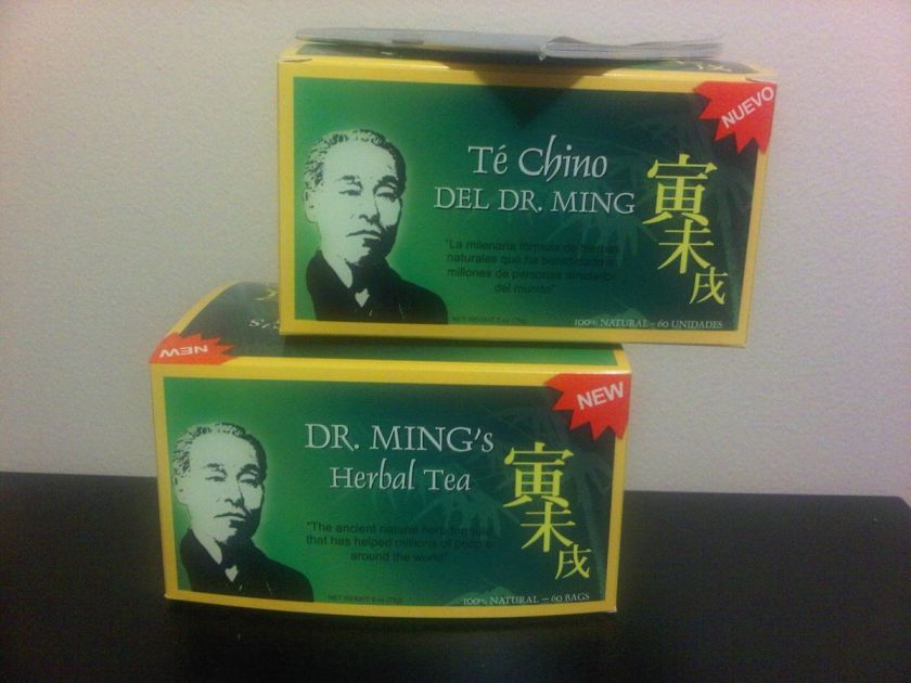 CAJAS NUEVO TE CHINO DR MING  100% ORIGINAL  new version 