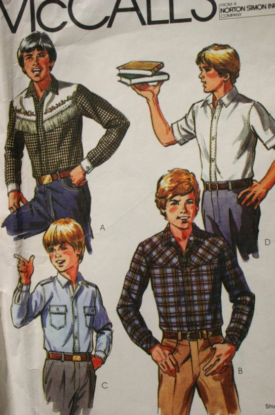 BOYS WESTERN SHIRT PATTERN VARIETY SIZE, STYLE  