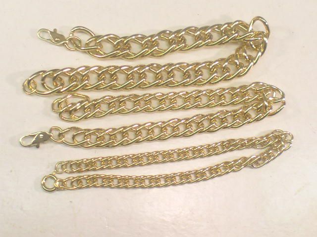 SET OF 3 ERWIN PEARL CHAIN NECKLACES 14KT GOLD GP 3EPN1  