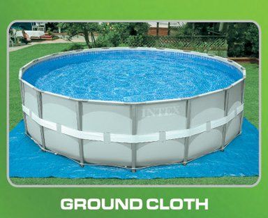 INTEX 18 x 52 Ultra Frame Swimming Pool Set w/ Sand & Saltwater 