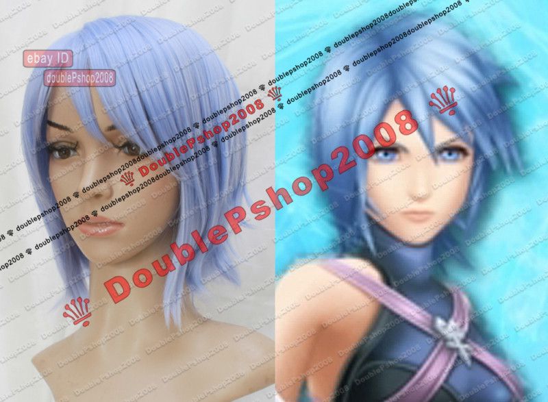 Aqua Kingdom Hearts Birth by Sleep Cosplay wig  