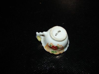 Vintage Tiny Tea Cup w/Bird Decor Japan  