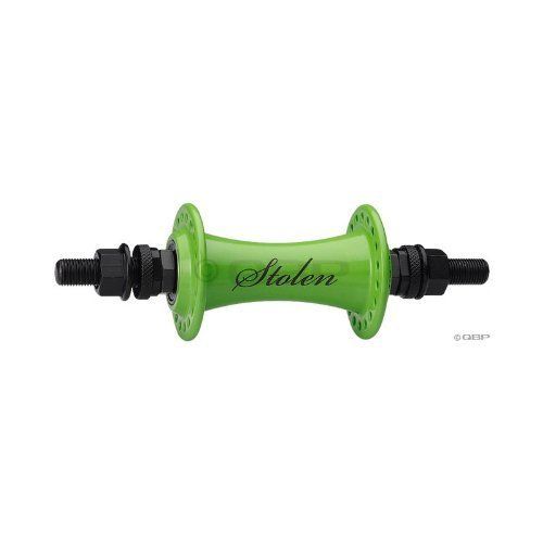 New Stolen roulette Front hub Gang Green 3/8 36h BMX  