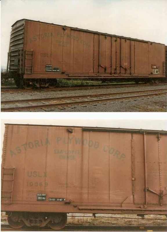 Astoria Plywood Corp. Box Car Oregon SP&S RR  