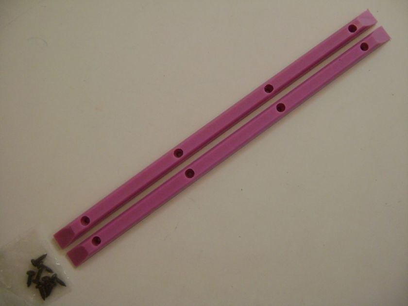 NOS Vision THIN Skateboard Rails PURPLE  