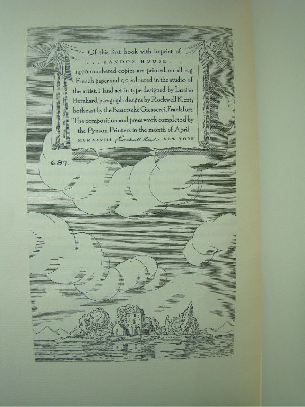   .Limited Edition Rockwell Kent Illustrated Candide.No.687/1470 copies