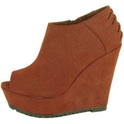   Timber 19 Urban People Corset Back Free Spirit Wedge Heel Boho Bootie