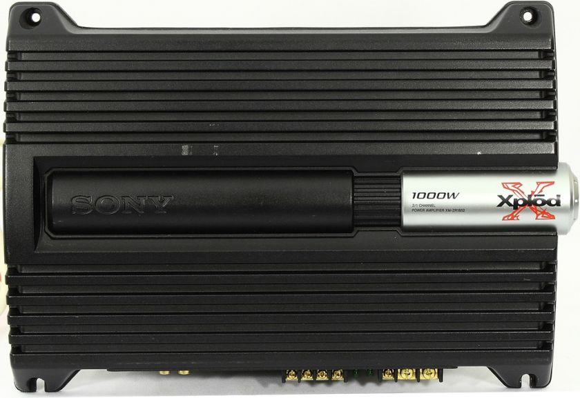 SONY XPLOD XM ZR1852 XMZR1852 2 CH 1000W CAR AMPLIFIER  