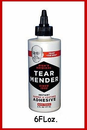   instant tear mender mend clothing leather upholstery sport uniforms