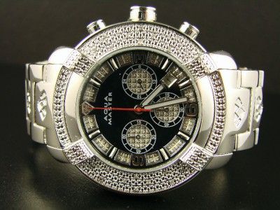 AQUA MASTER JOJO JOE RODEO TECHNO KC REAL DIAMOND WATCH