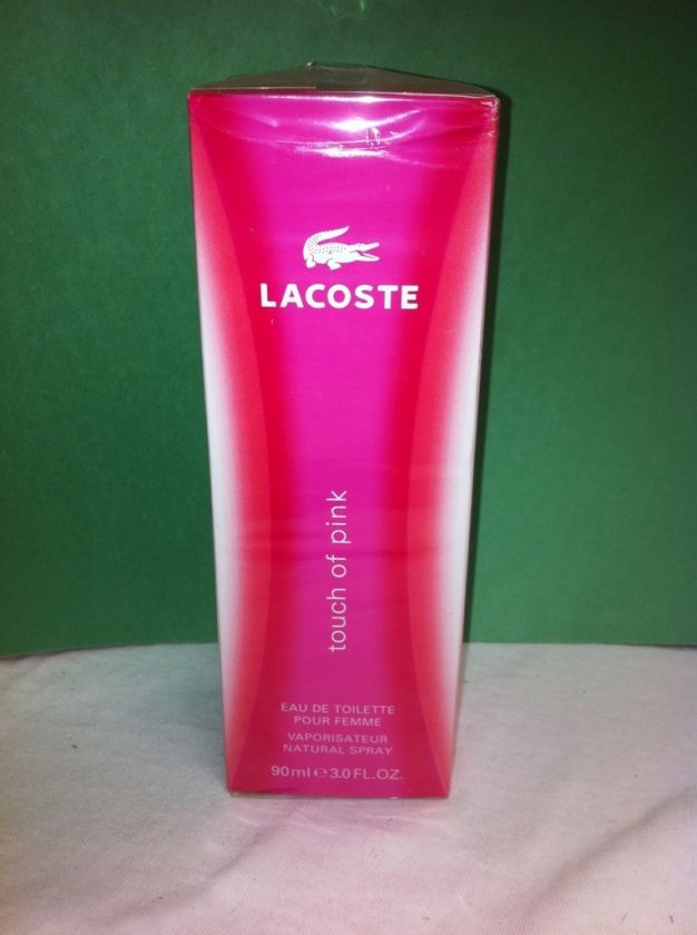 Lacoste Touch Of Pink For Women 3oz/90Ml EDT BOXED  