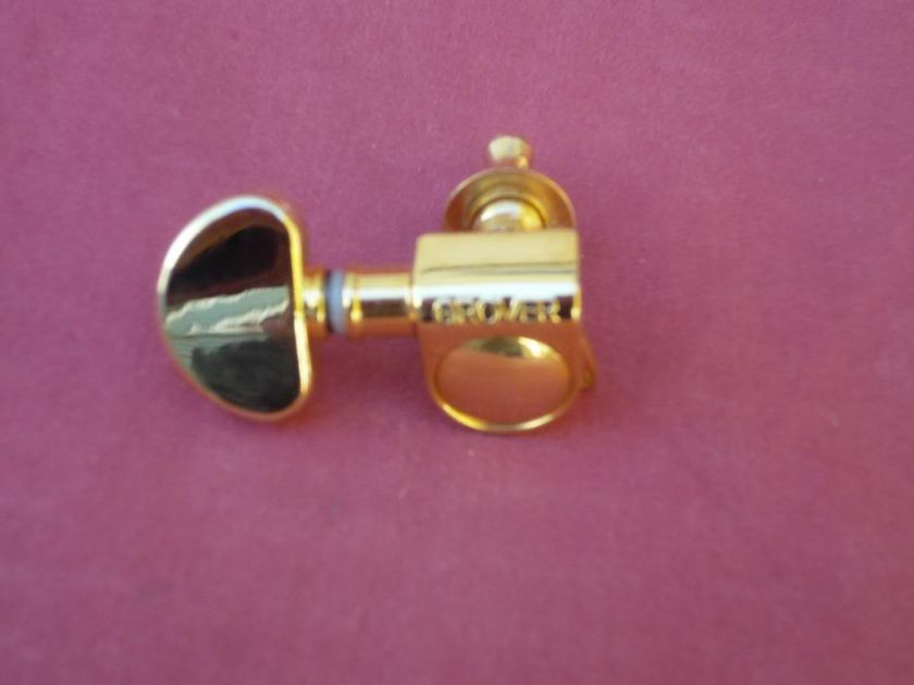 This Auction is for 6 NEW Grover 3+3 Gold Guitar Tuners 3 each side 