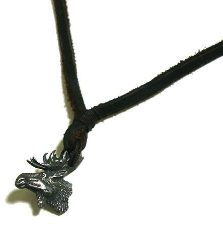 ABERCROMBIE FITCH LEATHER PENDANT AUTHENTIC NECKLACES  