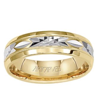 ArtCarved Fondest Wedding Band 11WV5435 14kt Two Tone  