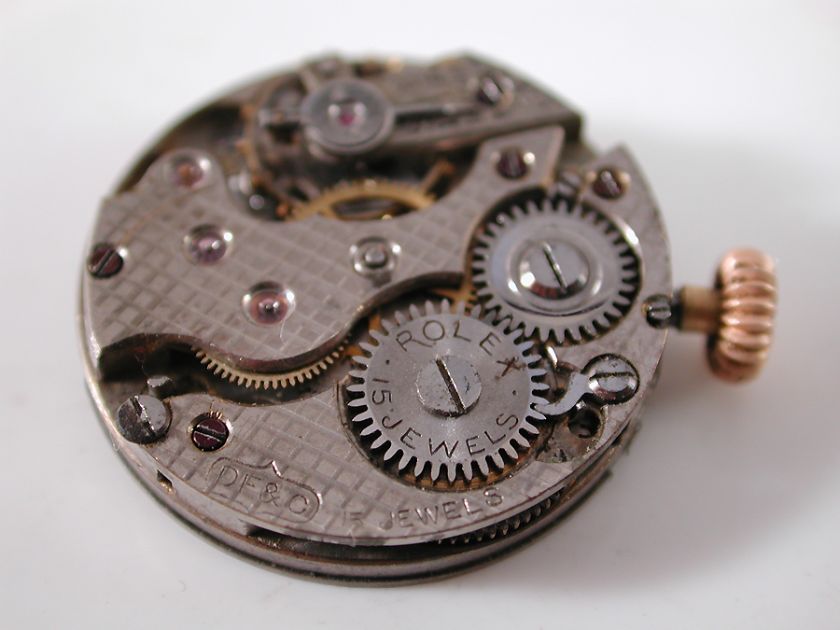 WW I Era Rolex / Rebberg Movement .  