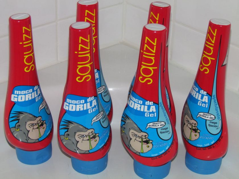 BOTTLES OF MOCO DE GORILA   GORILLA GEL SQUIZZ   ROCKERO  