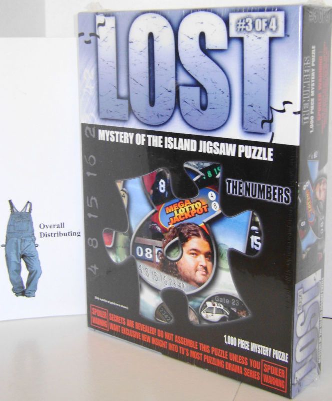 LOST   THE NUMBERS 1000 Pc TDC Puzzle Sealed in Box  