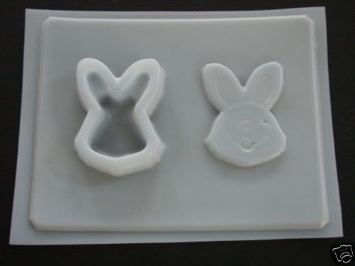 RABBIT BUNNY HEAD EASTER POUR BOX Soap Chocolate Mold  