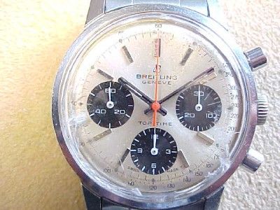 Vintage Breitling 810 Top Time 3 Register Chronograph Watch Venus 178 