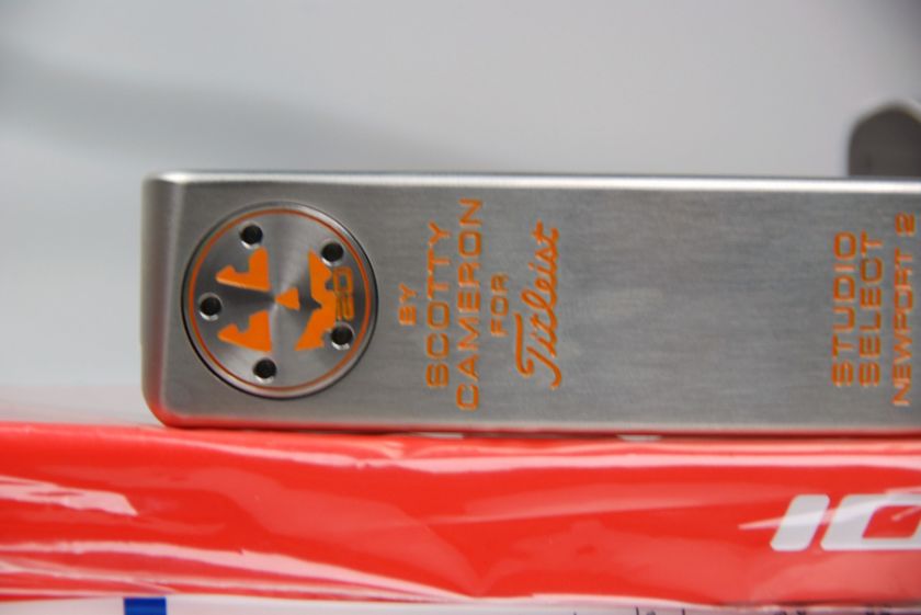 NEW Custom Scotty Cameron 34 Newport 2 Halloween Pumpkin Orange 