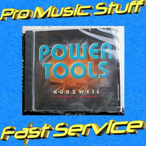 Kurzweil Power Tools CD ROM 600 mgs of samples NEW  