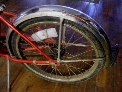 Vintage Complete RED BANTAM SCHWINN Girls Child Bicycle ~ Very COOL 24 