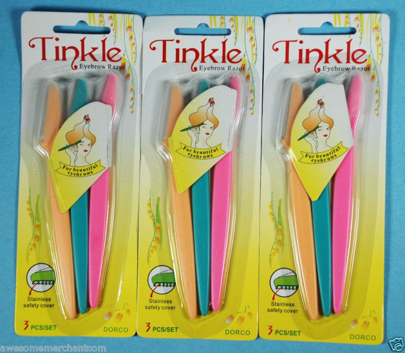 TINKLE RAZORS EYEBROW BIKINI HAIR TRIMMERS SHAVERS  