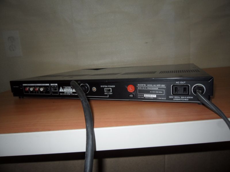 Sony Beta Hi Fi Processor HFP 100 Recorder Audio Video  