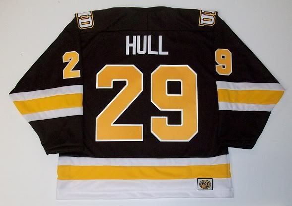 BRENT HULL MINNESOTA DULUTH JERSEY BLUES  