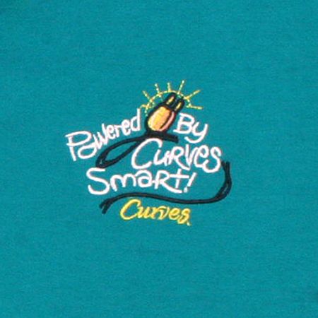 CURVES NEW JADE POWERED BY CURVES SMART TEE SIZE XL  