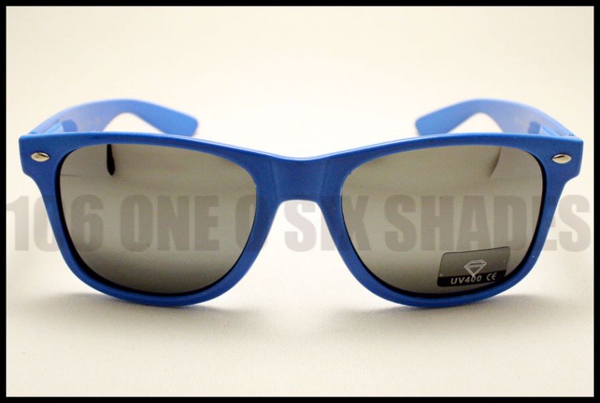   RETRO Sunglasses Mirror Lens Shades for Men & Women BLUE New  