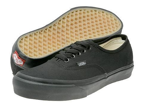 VANS AUTHENTIC BLACK BLACK Origianl Classic Men  