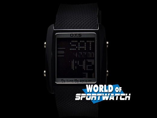 OTS Cool Black Easy Reading Digital Sport Watch Unisex  