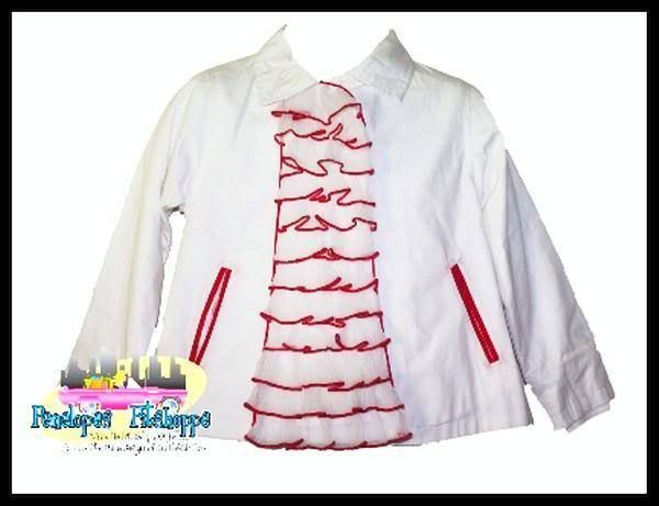 LOOK NWT GIRLS BEETLEJUICE POPPY LOVE COLLECTION JACKET SIZE 4  