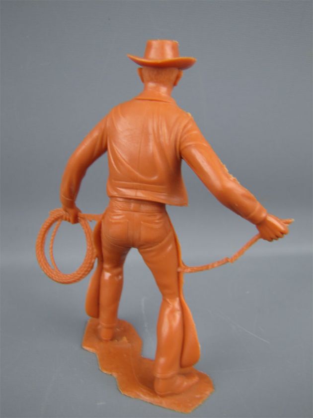 Vintage 1964 Louis MARX & Co Cowboy w/ Lasso Toy Figure  