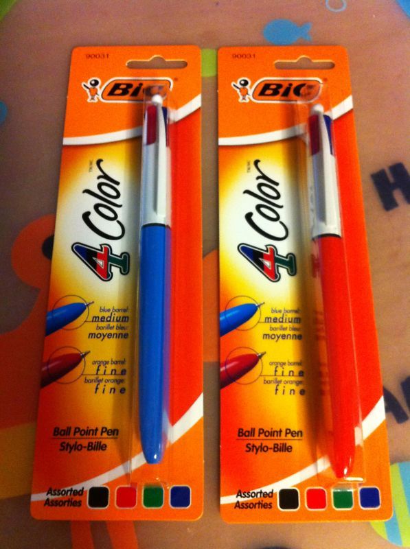 12 PACKS BIC 4 COLOR PEN, PENS  