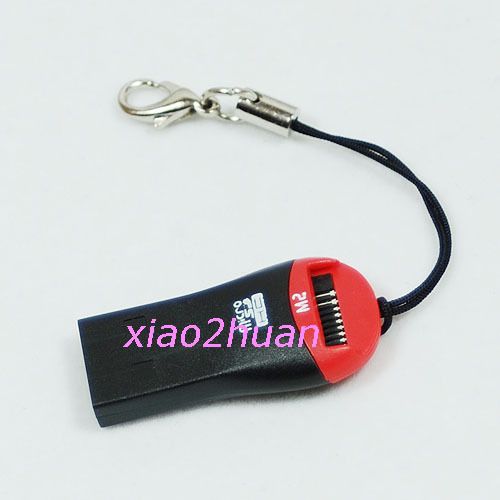USB 2.0 Micro SD T Flash TF M2 Memory Card Reader Mini  