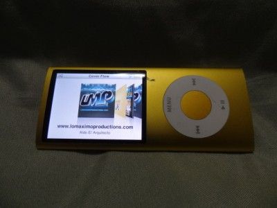   Apple iPod nano 4th Generation chromatic Yellow (16 GB) Return to top