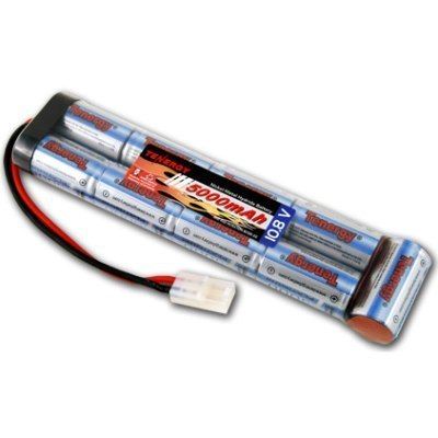 10.8V 5000mAh NiMH Flat Battery Airsoft Male Tamiya  