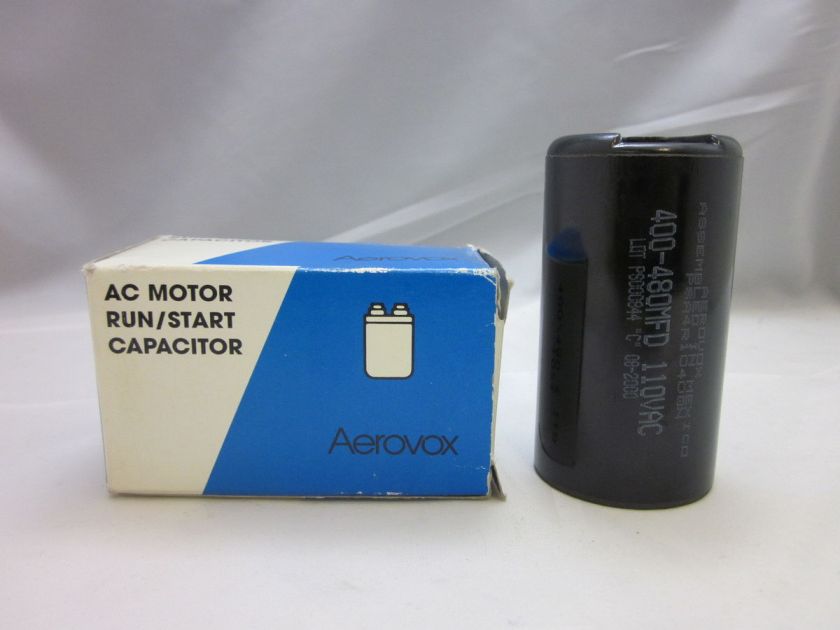 Aerovox AC Motor Run/Start Capacitor PSA4R10400N New in Box  