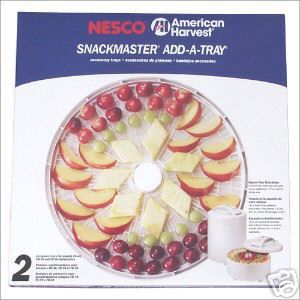 PACK Nesco American Harvest Add A Tray FD75PR FD61WHC  