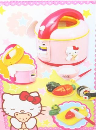 Hello Kitty Kitchen Play Set Kitchenware Rice Cooker  