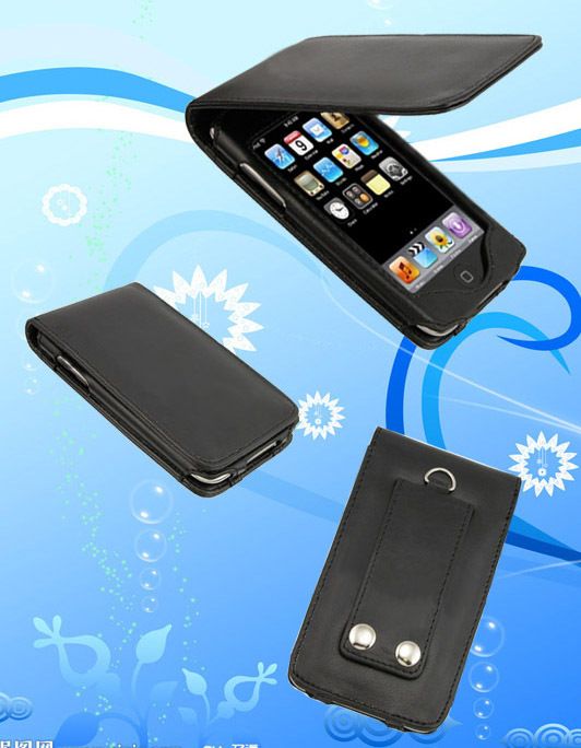 INSTEN LEATHER CASE COVER for IPOD TOUCH 4 G 4TH GEN  