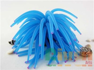 Aquarium Fish Tank Silicone Sea Anemone Ornament RT172  