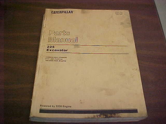 CATERPILLAR 225 EXCAVATOR PARTS MANUAL  